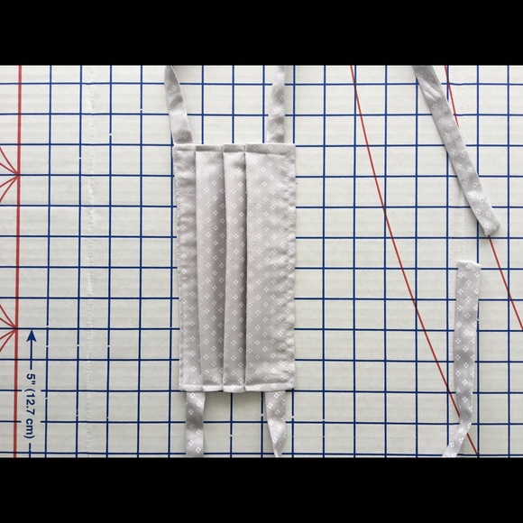 100% organic cotton fabric face mask, unisex, OS - Picture 8 of 8